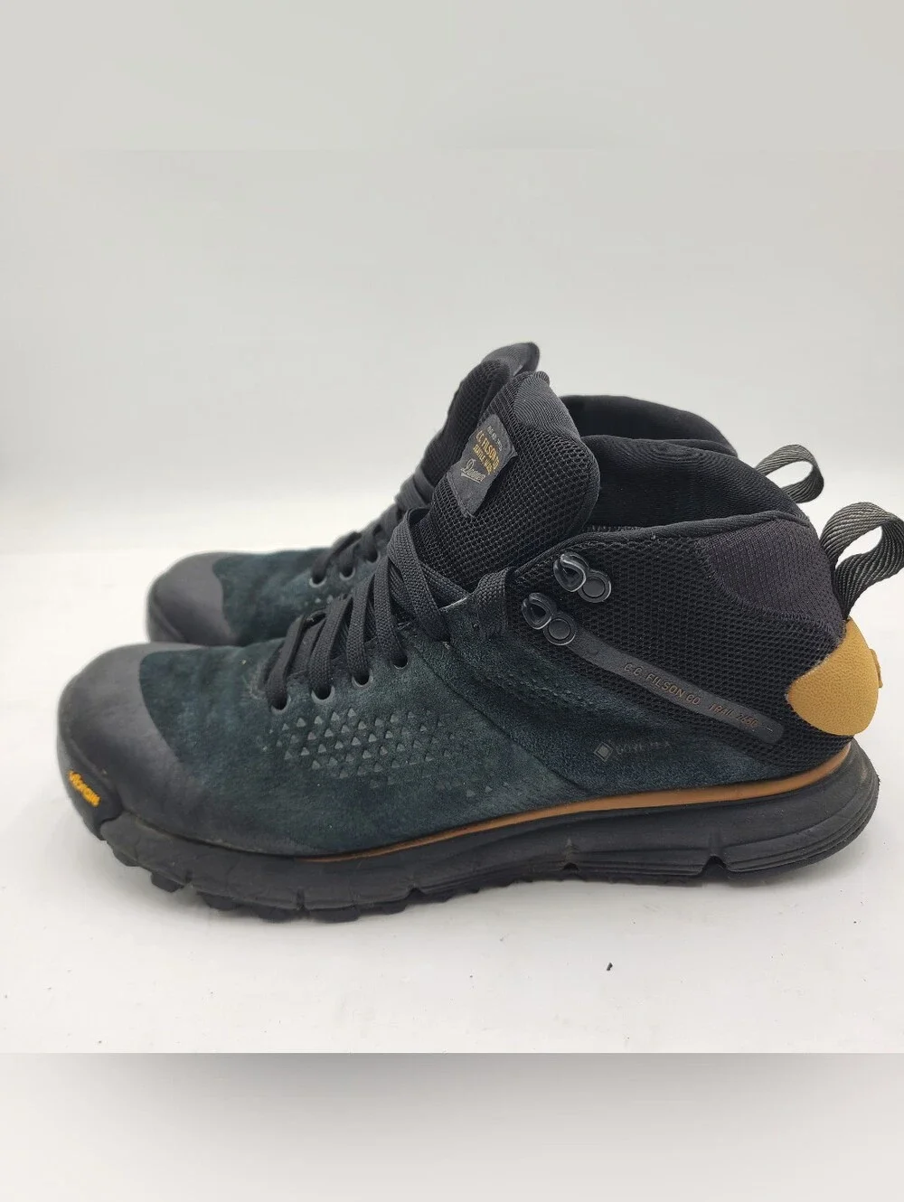 B43 Danner Trail 2650 Mid Gtx Filson Jet Black Men's Hiking Shoes Boots Size 8.5